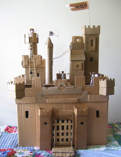cardboard castle craft