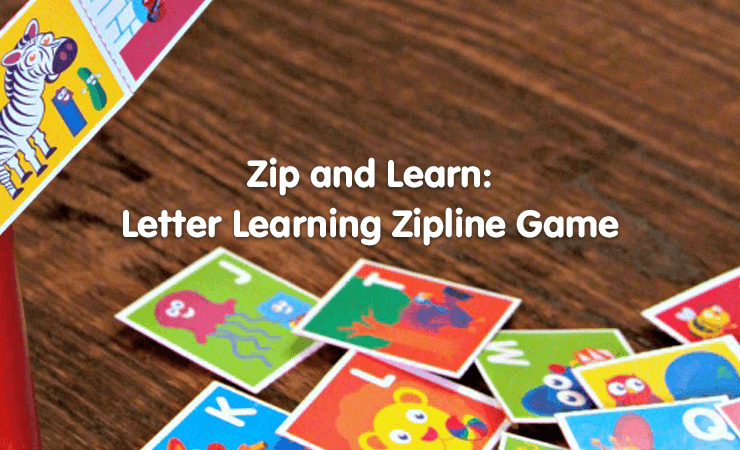 zipline game learn letters