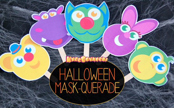 Make Your Own KneeBouncers Halloween Masks! 
