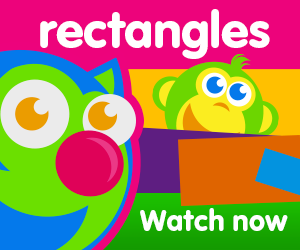title for rectangles are everywhere episode of the kneebouncers show on babyfirsttv