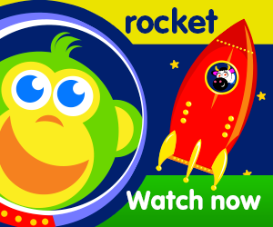 title for sammy's rocket dream episode of the kneebouncers show on babyfirsttv