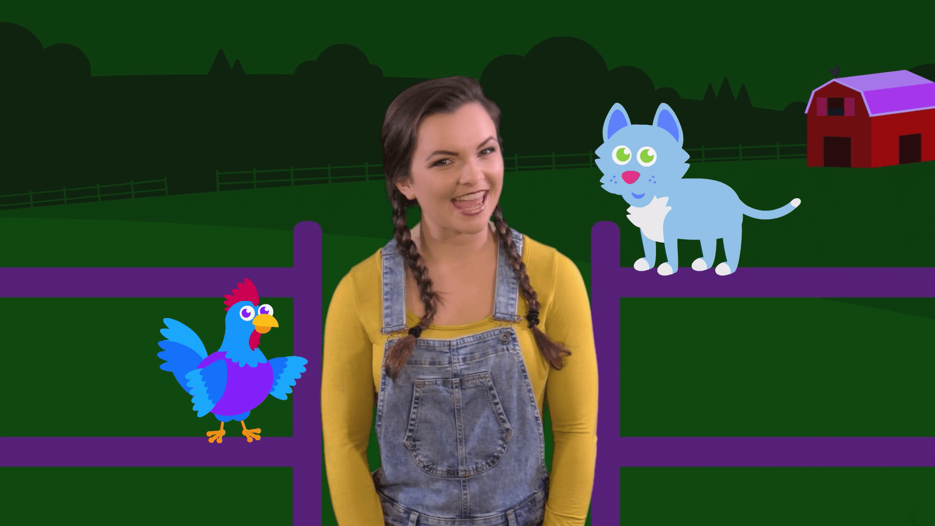 kiki sings had a little rooster title for Kiki's Music Time music video for toddlers on KneeBouncers﻿