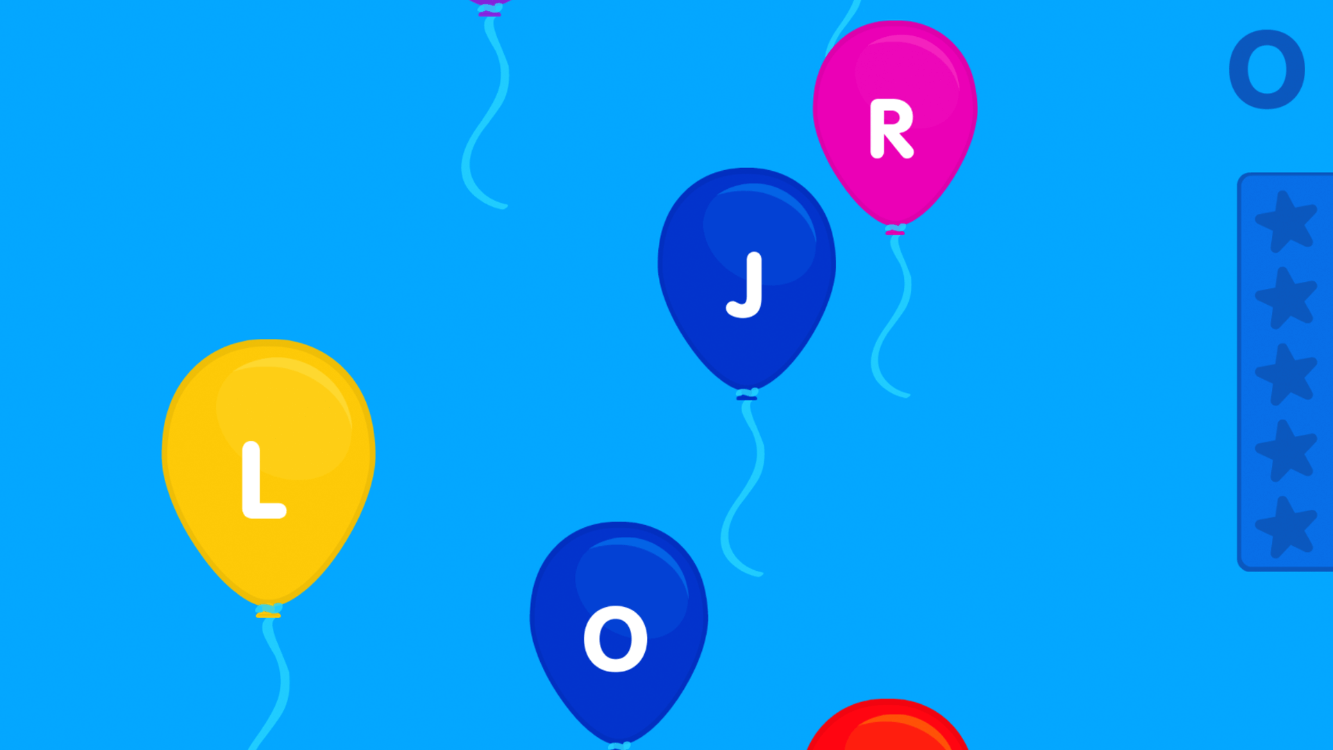 balloon with letters