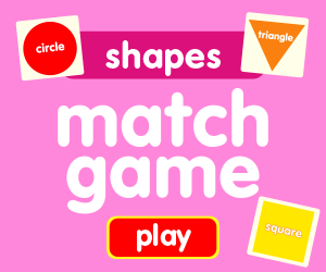 matching game learn shapes