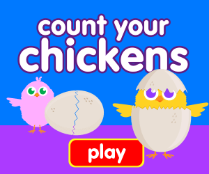 Preschool game, learn numbers, learn counting, egg cracking game