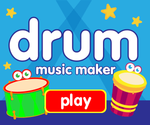Easy to play drums game