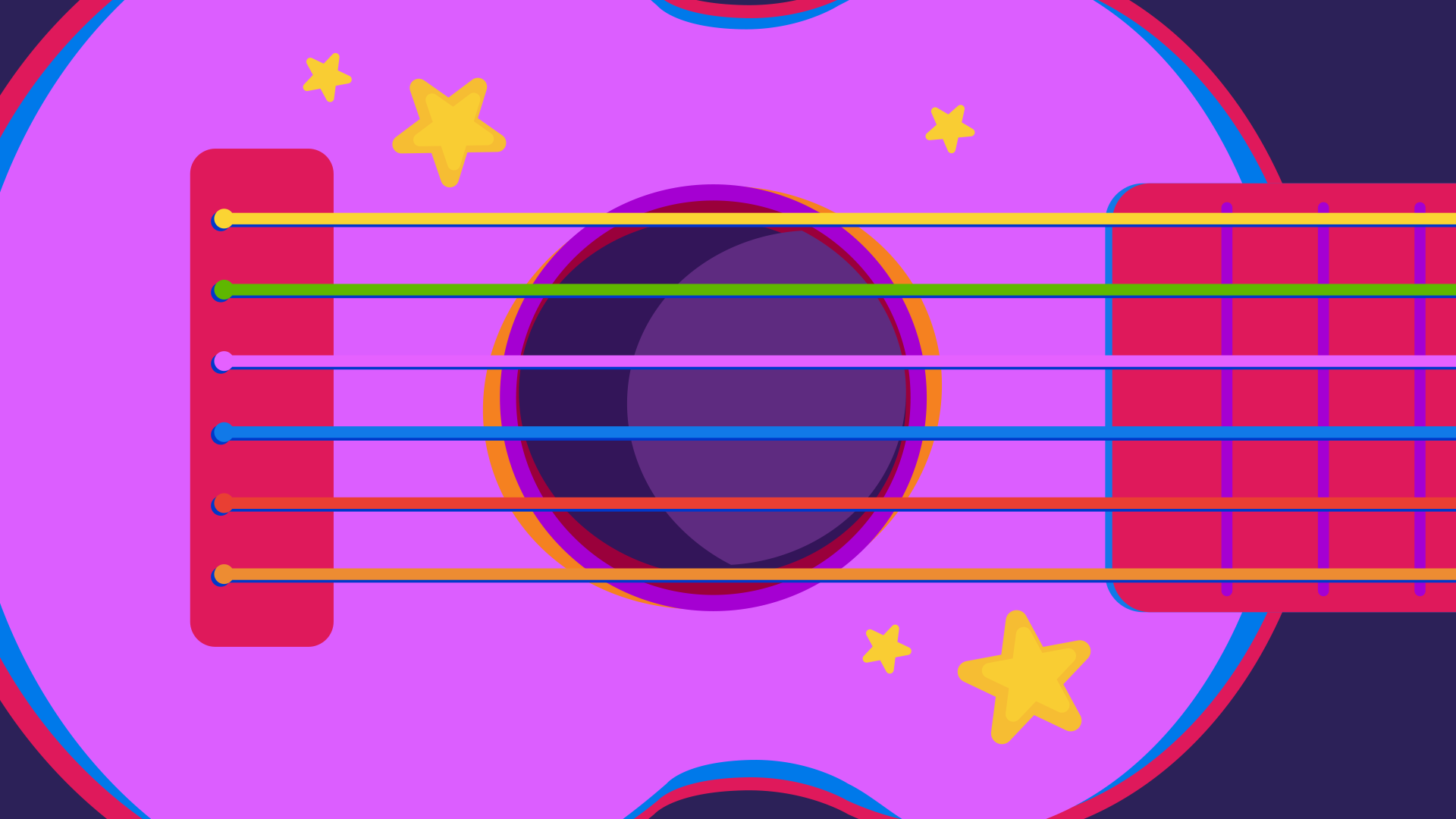 Easy to play guitar game, acoustic